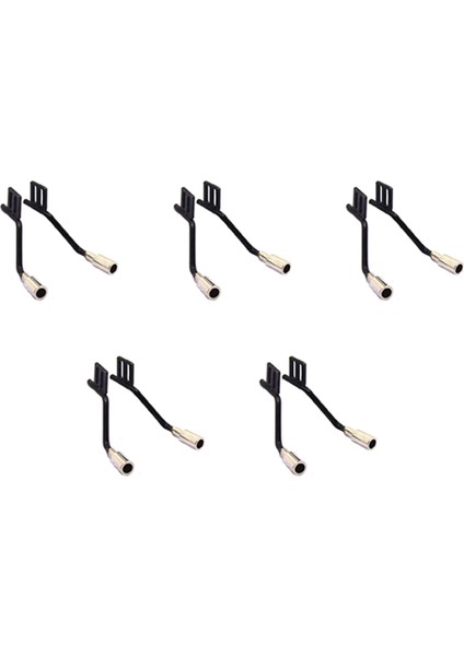 5 Pair Metal Simülasyon Egzoz Borusu Gaz Havalandırma Trx4 SCX10 Rc Araba Parçaları Egzoz Manifoldu (Yurt Dışından)
