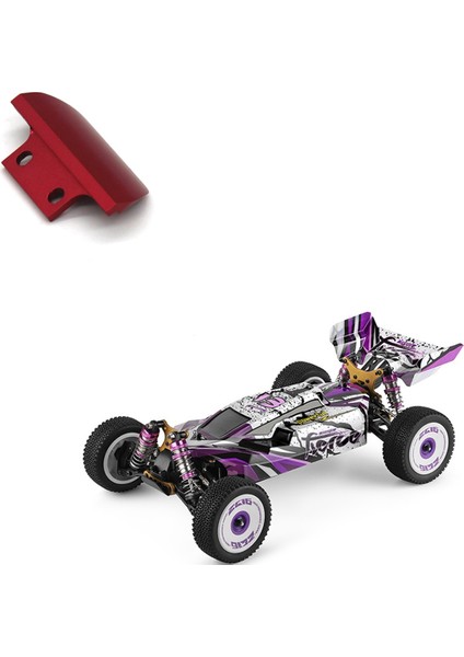 144001 124017 124019 Rc Araba Için Metal Ön Tampon, Kırmızı (Yurt Dışından) fırsatları