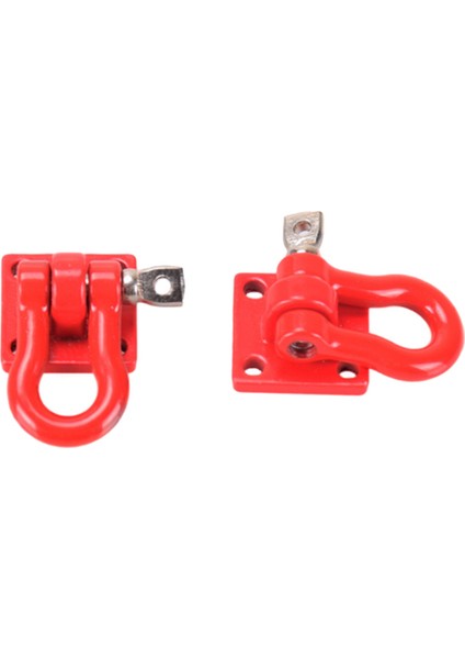 10X Metal Tırmanma Römork Kancası 1/10 Ölçekli Rc Kamyon D90 SCX10, Kırmızı (Yurt Dışından) indirimleri
