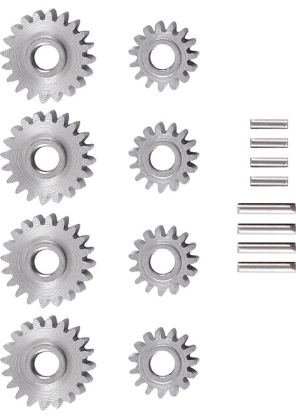 16 Adet Overdrive Çelik Portal Aks Dişli Seti 20T 15T 1/24 Fms FCX24 Rc Paletli Araba Yükseltme Parçaları (Yurt Dışından) modelleri