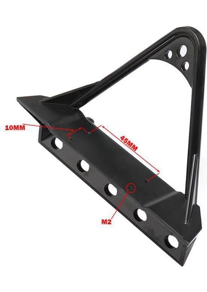 2x Metal Ön Tampon Paletli Tek Motorlu Vinç 1/10 Rc Kaya Araba Eksenel SCX10 90046 Rc Araba Parçaları (Yurt Dışından) fiyatları