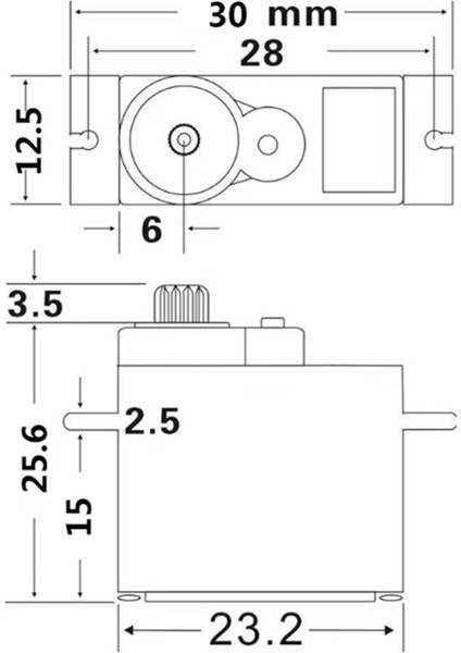 2x TRX4M Su Geçirmez Metal Dişli Servo 2065 2065T 2065R 2065A TRX4M Latrax 1/18 Rc Araba Parçaları Aksesuarları (Yurt Dışından)