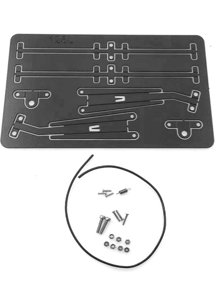 1/10 Rc Paletli Araba Eksenel SCX10 Için Metal Silecek (Yurt Dışından) indirimleri