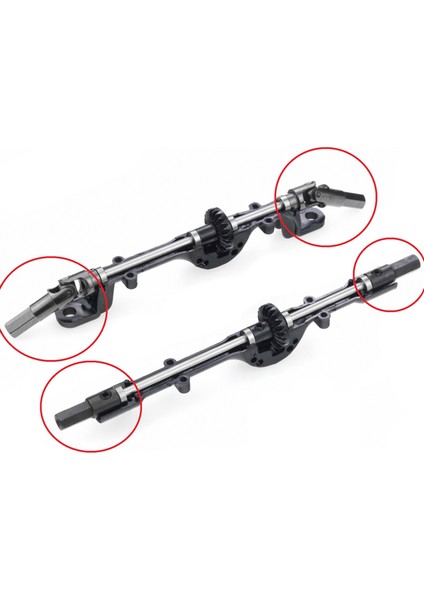 C14 C24 B14 Mn D90 Rc Araba Için 4 Adet Metal Ön Arka Aks Mili (Yurt Dışından) indirimleri