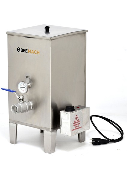 1 Tenekelik Tenekede Bal Eritme / Dinlendirme Kazanı - 304 Kalite Paslanmaz