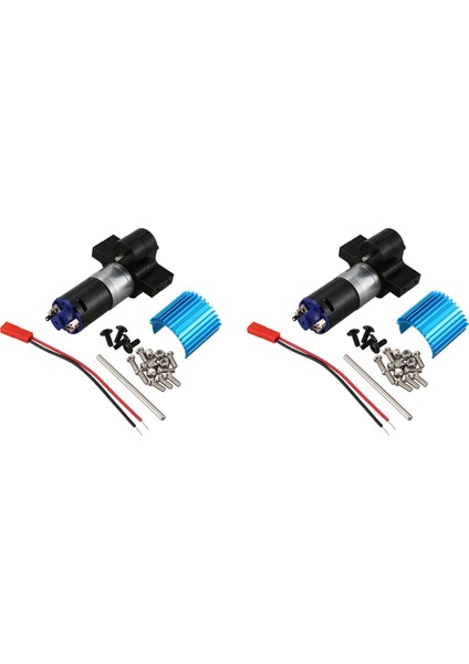 2X370 Güç Metal Motor Geri Vites Kutusu Isı Emici Ile Rc Araba Yedek Parçaları Için B1 B14 B24 C14 C24 B16 B26 B36 (Yurt Dışından)