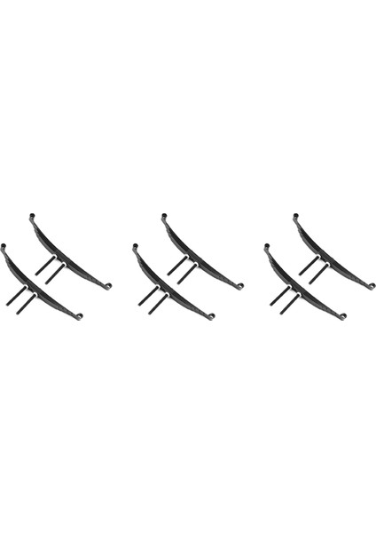 6 Takım Çelik Yaprak Yaylar 1/14 Rc Traktör Römork Kamyon Model Araba Yükseltme Parçaları Yedek Aksesuarlar, D (Yurt Dışından)
