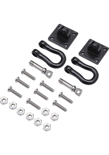 16 Adet Römork Çekme Tokası Çekme Kancaları Metal Tırmanma Römork Prangaları 1/10 Rc Araba Kamyon Tırmanma Araba (Siyah) (Yurt Dışından) indirimleri