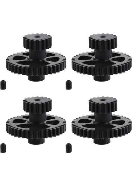 4x Yükseltme Parçası Metal Redüksiyon Dişli + Motor Dişli Yedek Parçaları A949 A959 A969 A979 Rc Araba Uzaktan Kumanda Oyuncak (Yurt Dışından)