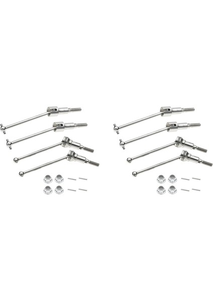2 Takım Metal Ön ve Arkadan Çekişli Motosiklet Mili Cvd Hbx 16889 16889A 16890 16890A SG1601 SG1602 1/16 Rc Araba Yükseltme Parçaları (Yurt Dışından)