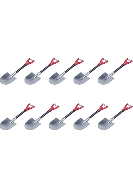 10X Rc Kaya Paletli 1:10 Aksesuarları Metal Kürek Rc D90 Paletli Araba Dekoratif Aletler (Yurt Dışından)