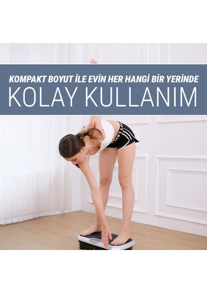Vf 8 Pro Titreşimli Egzersiz Masaj Sıkılaşma Zayıflama Selülit Spor Aleti Vibration Plate