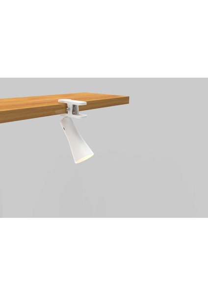 Dlc Kıskaçlı Masa Lambası ve Duvar Apliği USB Şarjlı 120LM