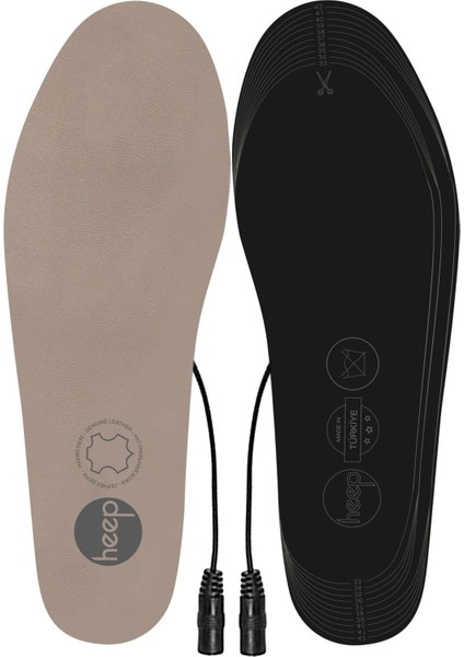 Elektrikli Taşınabilir Kablolu 35-45 Numara Deri Bej Isıtıcılı Ayakkabı Tabanlığı fiyatları