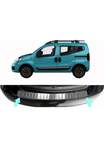 Arka Tampon Eşiği Krom Nemo Mini Van Mpv 2007 ve Sonrası Modeller Için
