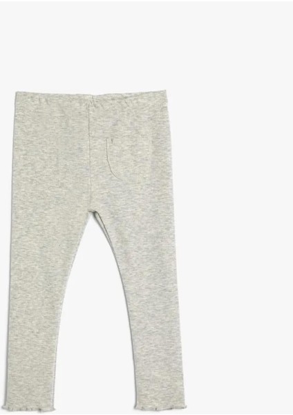 5Wmg40036Ak 031 Gri Kız Bebek Jersey Tayt