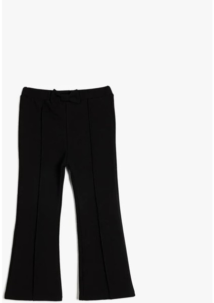 5Wmg40095Ak 999 Siyah Kız Bebek Jersey Tayt