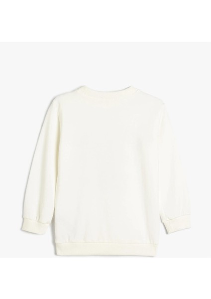 5Wkb10122Tk 010 Ekru Erkek Cocuk Pamuk Jersey Sweatshırt fiyatları