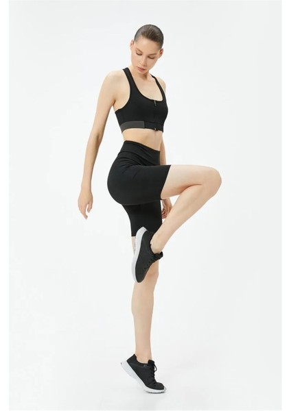 5Wak40035Nk 999 Siyah Kadın Tayt