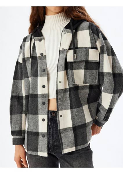 5Wal60007Iw 9C3 Antrasit Ekose Genç Kız Akrılık Dokuma Uzun Kollu Gömlek indirimleri