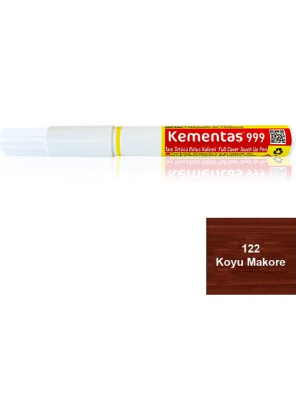 Tam Örtücü Rötuş Kalemleri 122 Koyu Makore Tam Örtücü Rötuş Kalemi