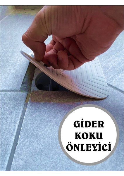 Kötü Koku Önleyici Silikon Mat - Böcek Önleyici Kapak - Banyo Mutfak Lavabo Balkon Gider Tıpası Kapağı - Gider Koruyucu Kapak - Su Geçirmez Ped - BEJ