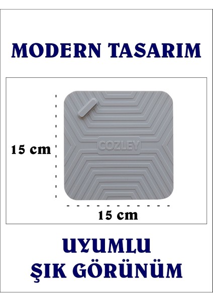 Kötü Koku Önleyici Silikon Mat - Böcek Önleyici Kapak - Banyo Mutfak Lavabo Balkon Gider Tıpası Kapağı - Gider Koruyucu Kapak - Su Geçirmez Ped - BEJ