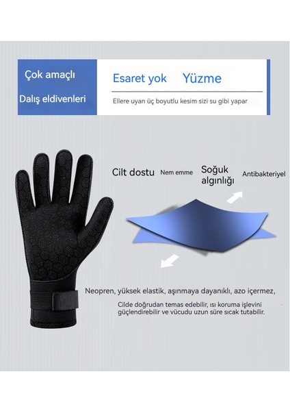 Yüzme Dalış Eldivenleri Kadın Kaymaz Aşınmaya Dayanıklı Çizilmeye Dayanıklı (Yurt Dışından) modelleri