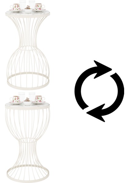 Tarz Sehpa Krem Mermer modelleri