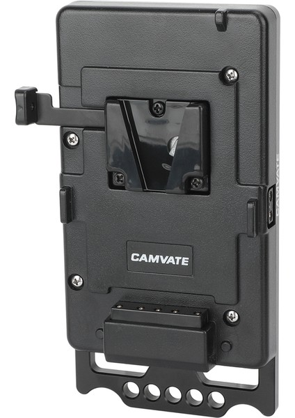 Camvate V-Kilit Hızlı Bırakma Montaj Plakası/güç Kaynağı Splitter Dslr Için Kamera Pil Montaj