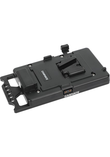 Camvate V-Kilit Hızlı Bırakma Montaj Plakası/güç Kaynağı Splitter Dslr Için Kamera Pil Montaj