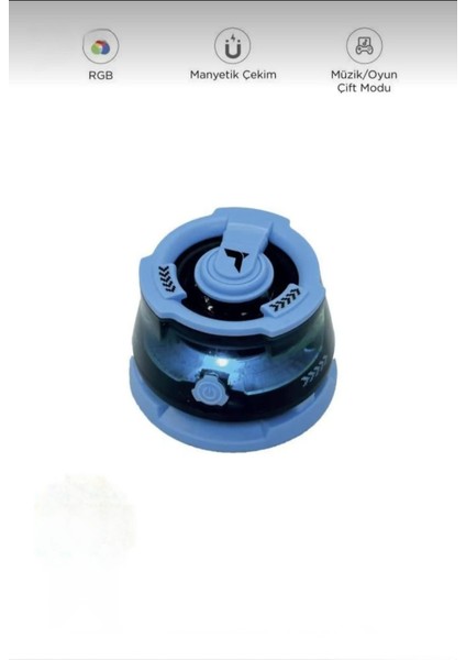 Magsafe Uyumlu Taşınabilir Bluetooth Hoparlör Rgb Işıklı 5.3 Bluetooth Telefon Tutuculu Mini Speaker