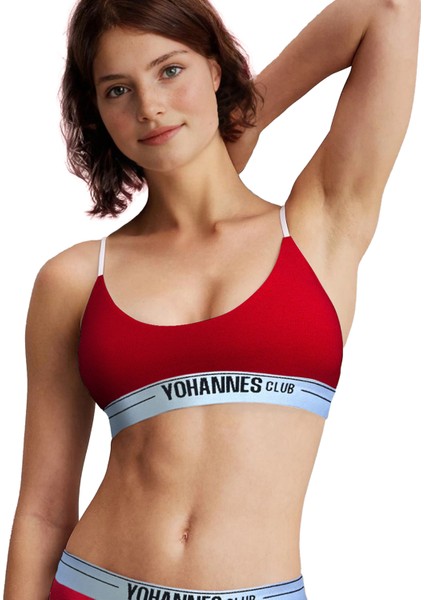 Yohannes Club, Kadın, Bralet Sütyen, Tekli, Kırmızı