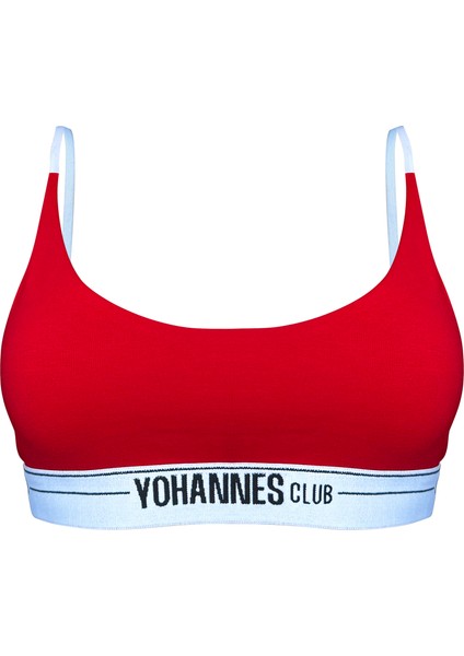 Yohannes Club, Kadın, Bralet Sütyen, Tekli, Kırmızı
