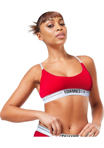 Yohannes Club, Kadın, Bralet Sütyen, Tekli, Kırmızı