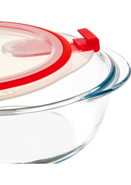 Cook & Head Yuvarlak Kilitli Saklama Kabı - 1,1 Lt