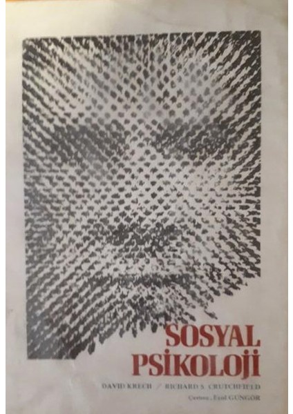 Sosyal Psikoloji - David Krech, Richard S. Crutchfield (Lütfen Açıklamayı Okuyunuz)
