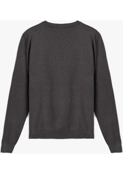 Basic Sweatshirt Bisiklet Yaka Uzun Kollu fiyatları