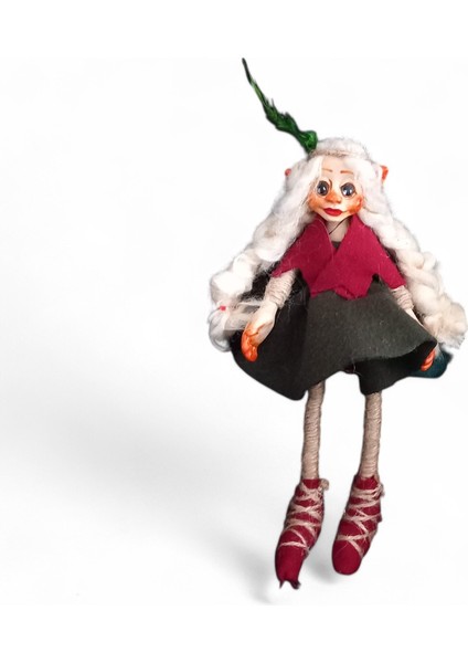 Elf Bebek Yeşil Tüylü Kırmızı