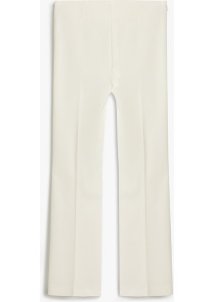 Normal Bel Slim Fit Nervürlü Ispanyol Paça Pantolon fiyatları