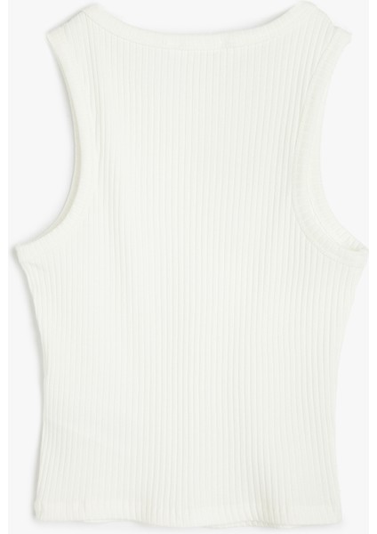 Slim Fit Kolsuz Bisiklet Yaka Basic Atlet