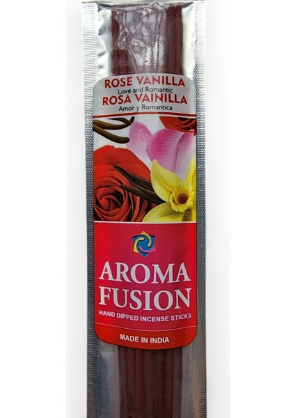 Rose Vanilla Organik Tütsü 4\'lü Paket