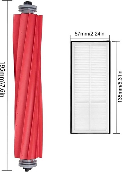 S7 Maxv ULTRAT7S Plusfilter Mop Ana Yan Fırça (Yurt Dışından)