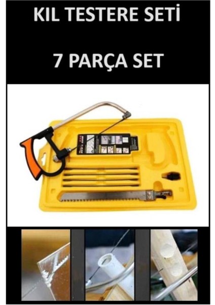 Testere Çok Amaçlı Kıl Testere Seti 6 Parça Set Hobi İçin Kıl Testere Ahşap Kesme Testeresi fiyatları