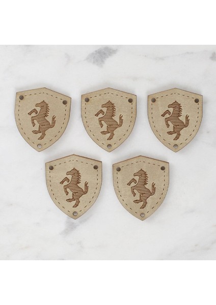 Loren Crafts Figürlü Deri Arma 5 Adet - 1582