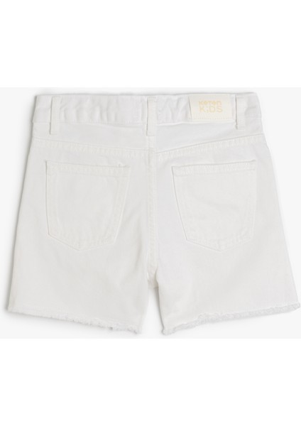 Pamuklu Düşük Bel Cepli Kot Şort fiyatları