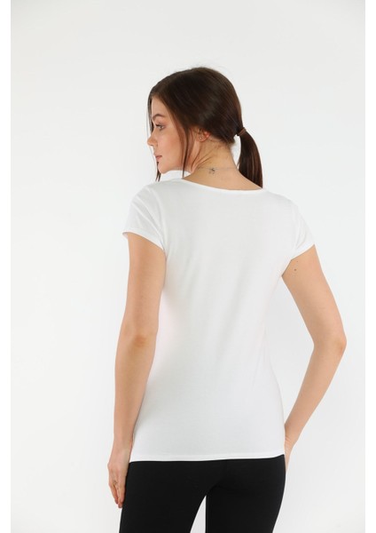 Hamile Esnek Pamuklu Kumaş T-Shirt fırsatları