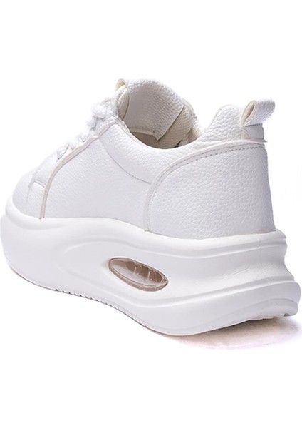 Dvm Ekru Kadın Günlük Sneaker Spor Ayakkabı