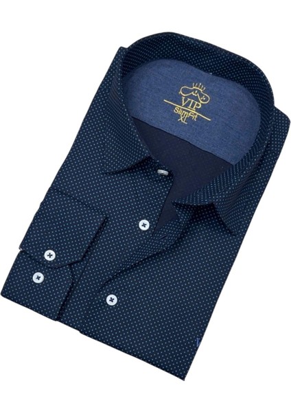 Pamuklu Oxford Uzun Kollu Gömlek (Slim Fit) fiyatları