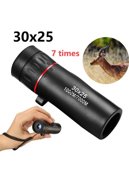 7x Hd Monoküler Su Geçirmez Mini Taşınabilir Zoom 30X25 Teleskop Seyahat Yürüyüş Için (Yurt Dışından) fiyatları